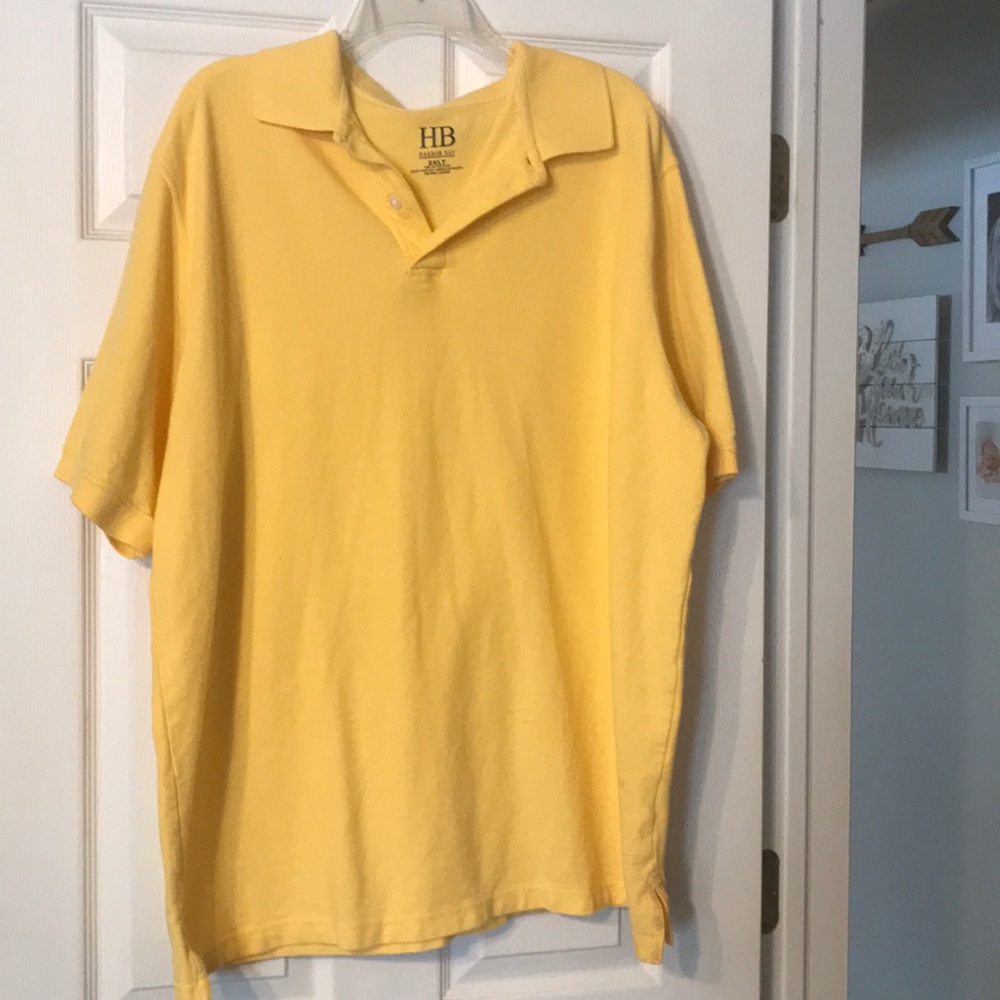 Men’s tall 2xlt - Harbor Bay polo - yellow